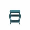 Homeroots Becci End Table Teal 286312